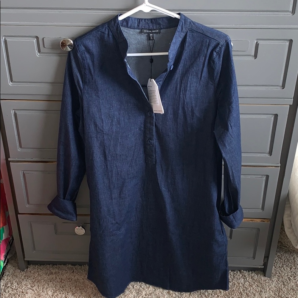 Universal Standard Hannah denim shirt dress